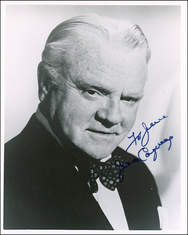 Lot 963 James Cagney Signed Photograph