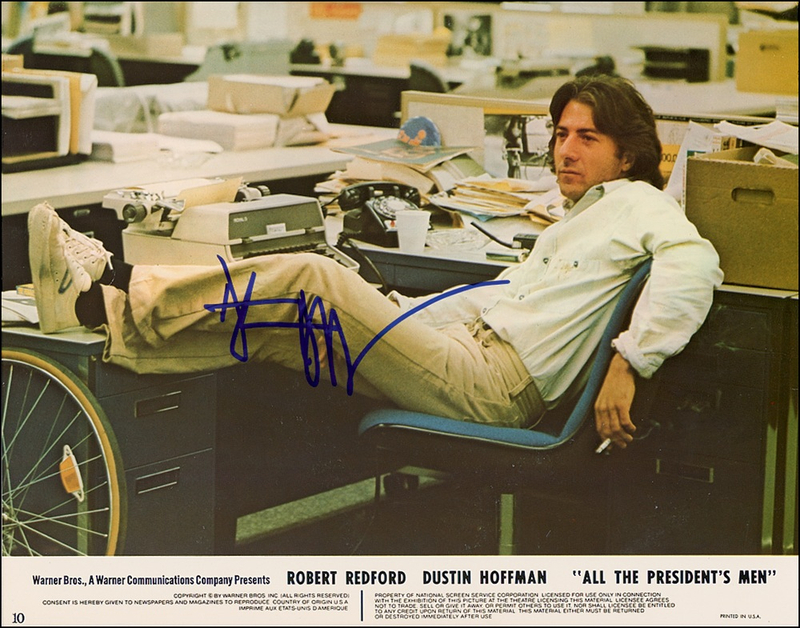 Lot 1075 Dustin Hoffman Lobby Card