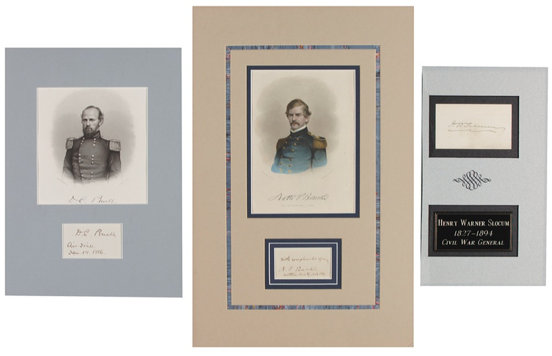 Lot 425 Civil War Generals Group Lot
