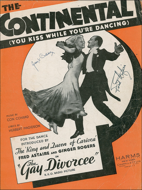 Lot 923 Fred Astaire Sheet Music