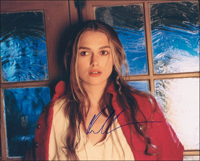 Lot 1106 Kiera Knightly Signed Photograph