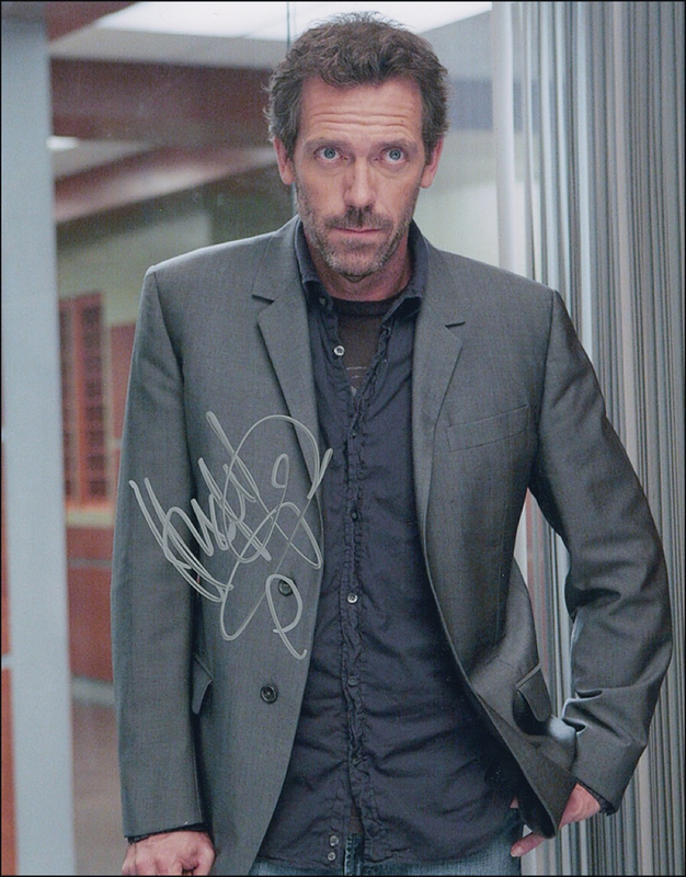Lot 1112 Hugh Laurie Signed Photograph