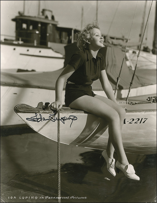 Lot 1127 Ida Lupino Signed Photograph
