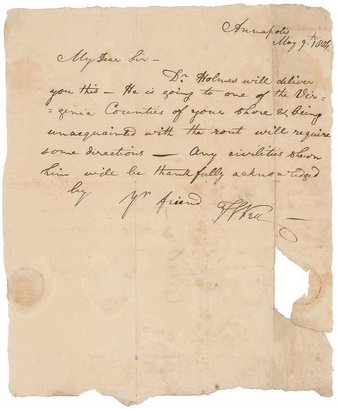 Lot 319 Francis Scott Key: Francis Scott Key