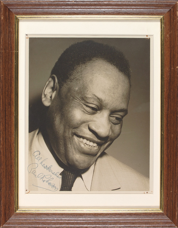 Lot 1202 Paul Robeson: Paul Robeson