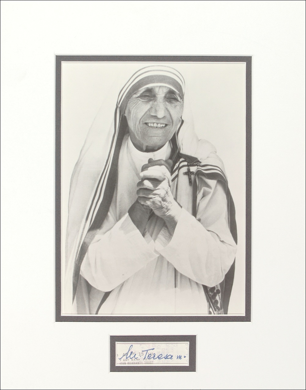 Lot 339 Mother Teresa: Mother Teresa