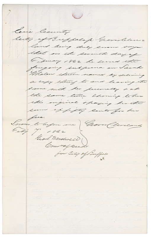 Lot 28 Grover Cleveland: Grover Cleveland