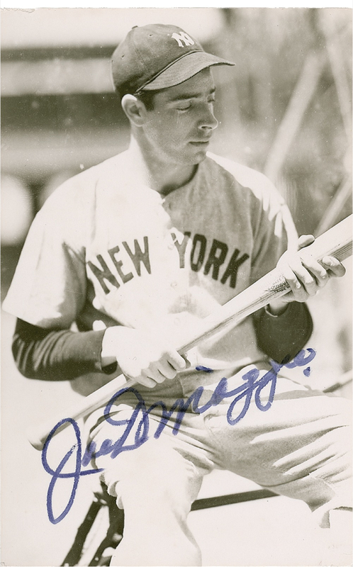 Lot 1379 Joe DiMaggio: Joe DiMaggio