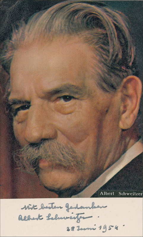 Lot 376 Albert Schweitzer: Albert Schweitzer