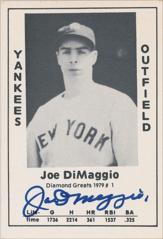 Lot 1382 Joe and Dom DiMaggio: Joe and Dom DiMaggio
