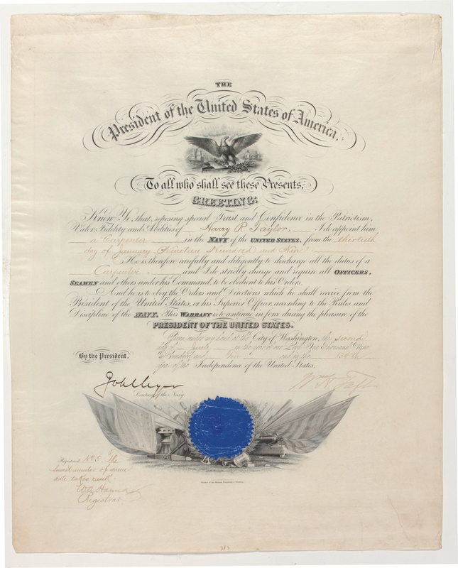 Lot 162 William H. Taft: William H. Taft