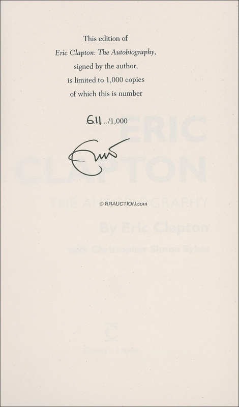 Lot 756 Eric Clapton: Eric Clapton