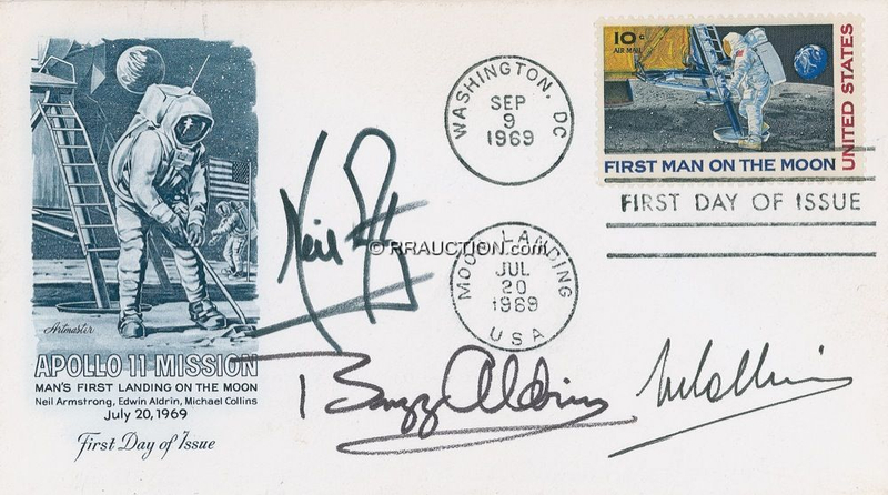 Lot 502 Apollo 11: Rare FDC signed by all three Apollo 11 crew members