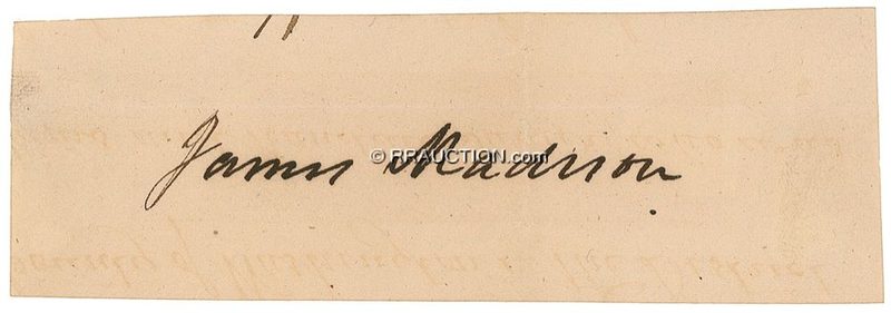 Lot 115 James Madison: James Madison