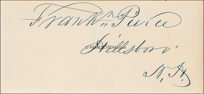 Lot 130 Franklin Pierce: Franklin Pierce