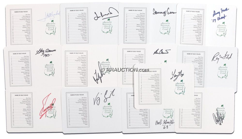 Lot 1407 Golf: Masters Champions: Golf: Masters Champions