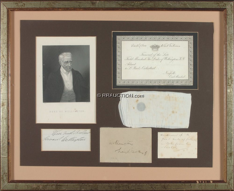 Lot 492 Duke of Wellington: Wellington by a nose