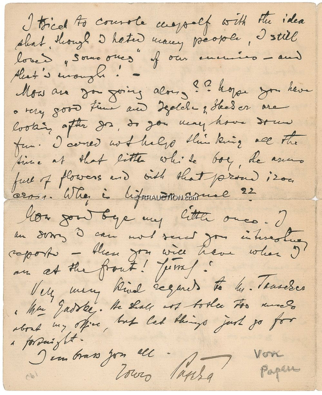 Lot 477 Franz von Papen: Franz von Papen