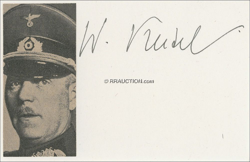 Lot 452 Wilhelm Keitel: Wilhelm Keitel