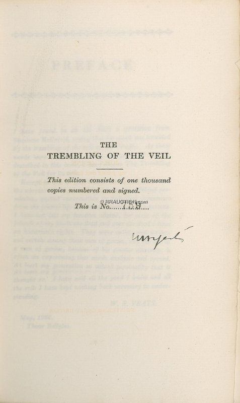 Lot 660 William Butler Yeats: William Butler Yeats