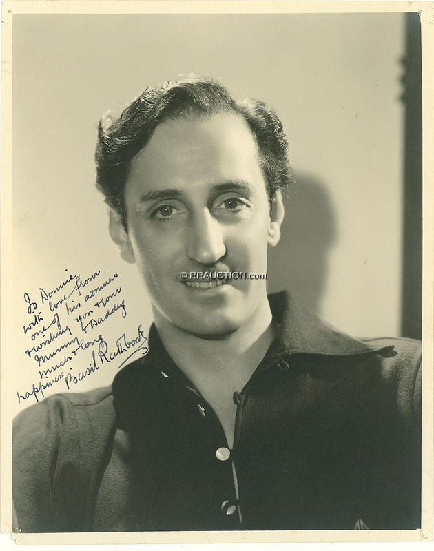 Lot 1192 Basil Rathbone: Basil Rathbone