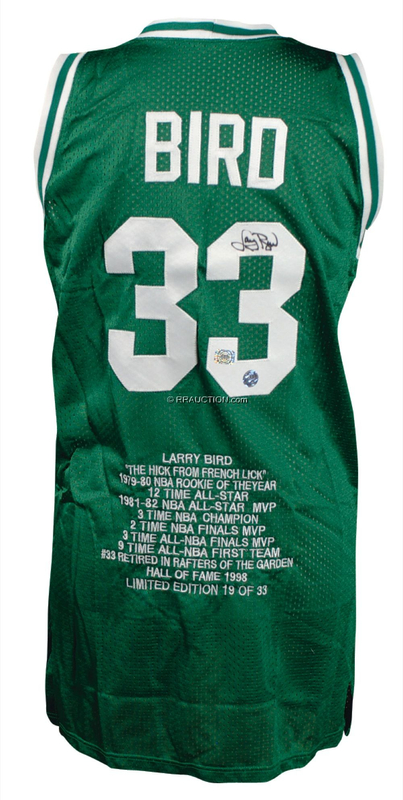 Lot 1326 Larry Bird: Larry Bird