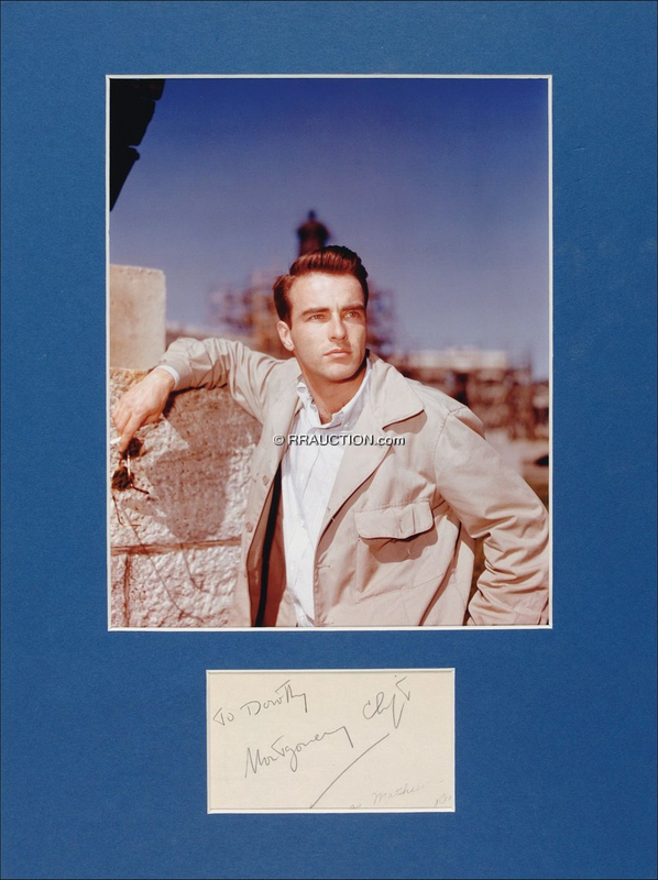 Lot 977 Montgomery Clift: Montgomery Clift