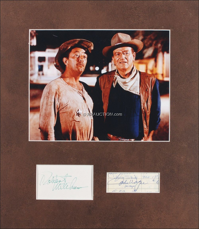 Lot 1271 John Wayne and Robert Mitchum: John Wayne and Robert Mitchum