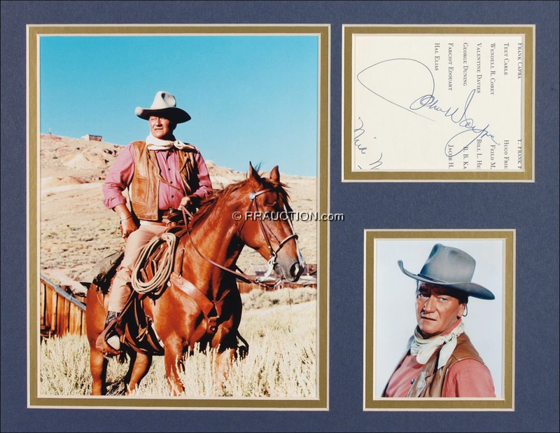 Lot 1272 John Wayne: John Wayne