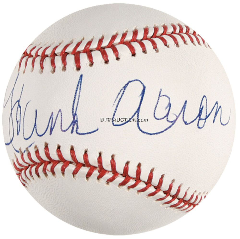 Lot 1295 Hank Aaron: Hank Aaron