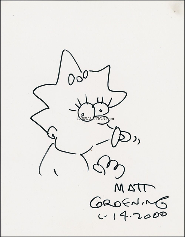 Lot 679 Matt Groening: Matt Groening