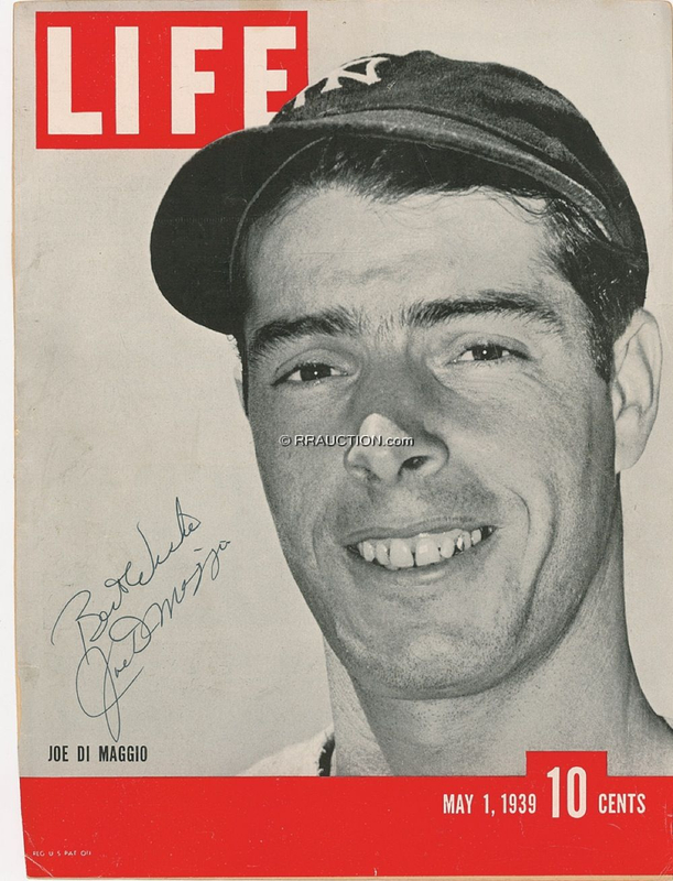 Lot 1380 Joe DiMaggio: Joe DiMaggio