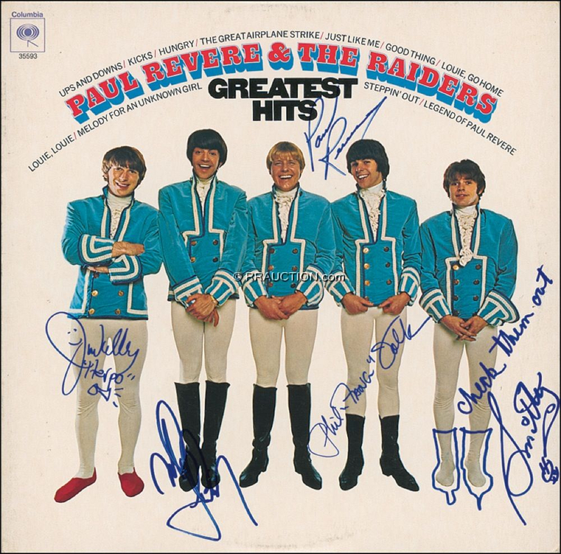 Lot 839 Paul Revere and the Raiders: Paul Revere and the Raiders