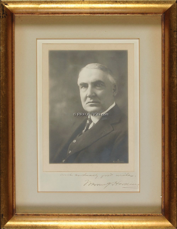 Lot 76 Warren G. Harding: Warren G. Harding