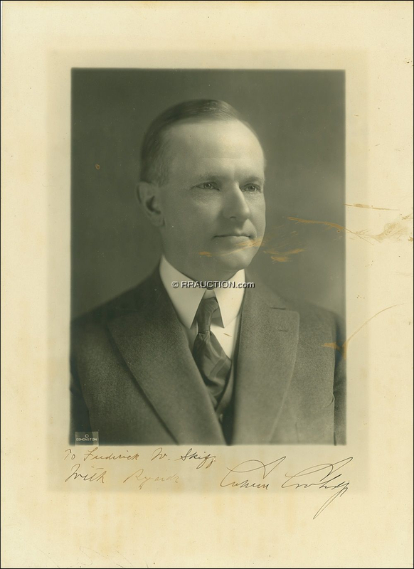 Lot 41 Calvin Coolidge: Calvin Coolidge