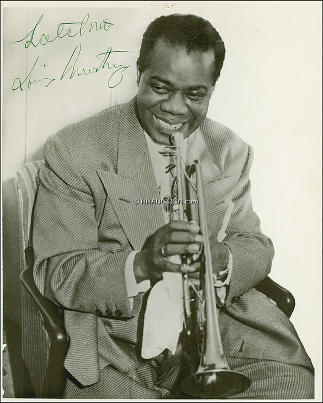 Lot 714 Louis Armstrong: Louis Armstrong
