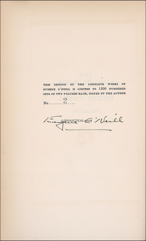 Lot 616 Eugene O?Neill: Eugene O?Neill