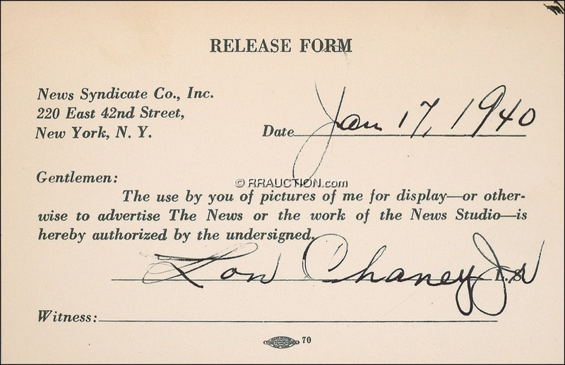 Lot 971 Lon Chaney, Jr.: Lon Chaney, Jr.