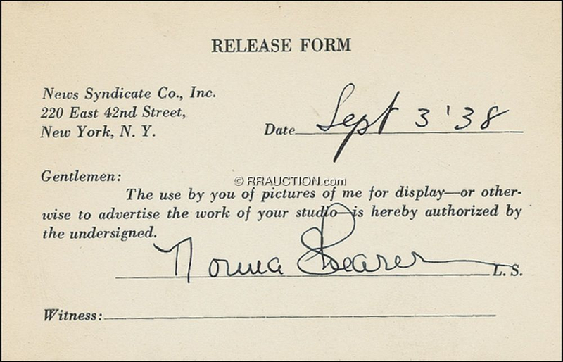 Lot 1212 Norma Shearer: Norma Shearer