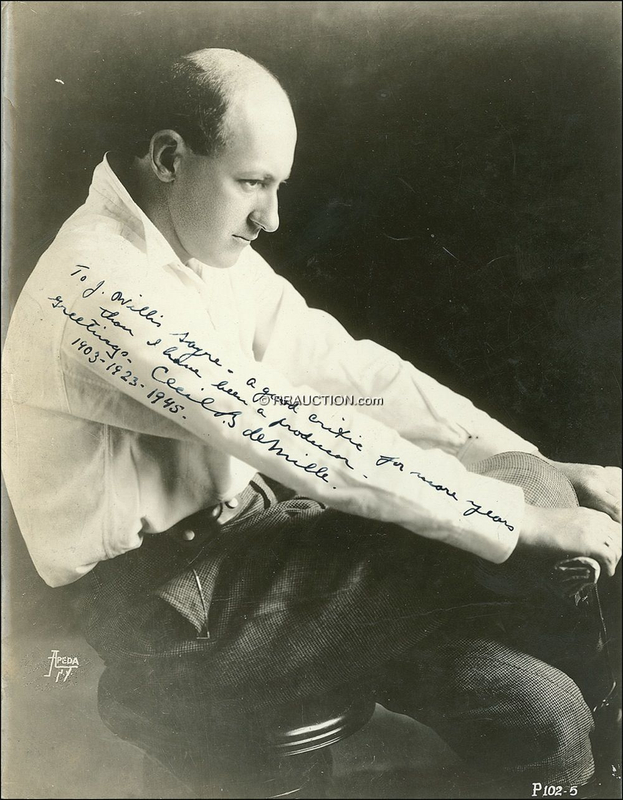 Lot 1000 Cecil B. DeMille: Cecil B. DeMille