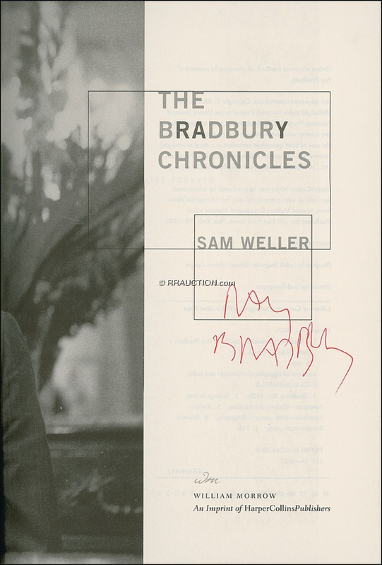 Lot 554 Ray Bradbury: Ray Bradbury