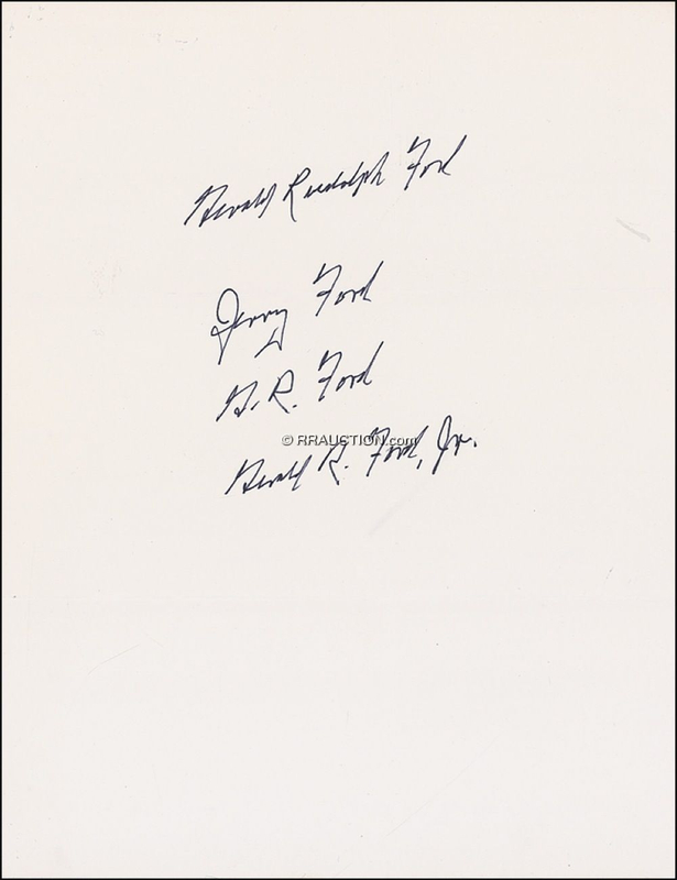 Lot 68 Gerald Ford: Gerald Ford
