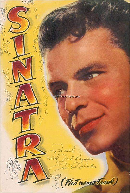 Lot 865 Frank Sinatra: Frank Sinatra