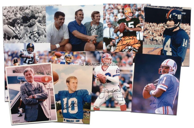 Lot 1393 Football Hall of Fame Quarterbacks: Football Hall of Fame Quarterbacks