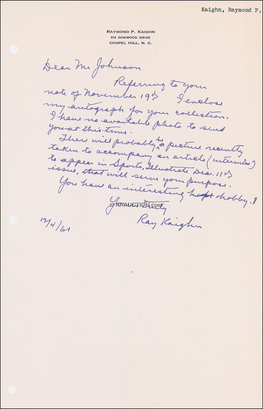 Lot 1449 Raymond P. Kaighn: Raymond P. Kaighn