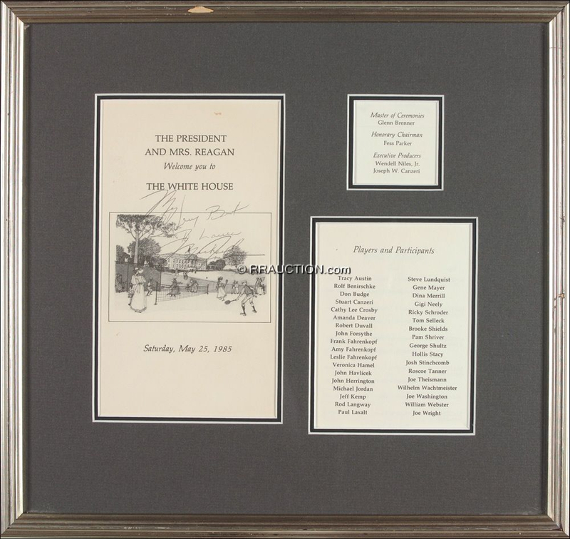 Lot 1447 Michael Jordan: His ?Airness? at the White House in 1985