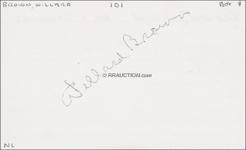 Lot 1349 Willard Brown: Willard Brown