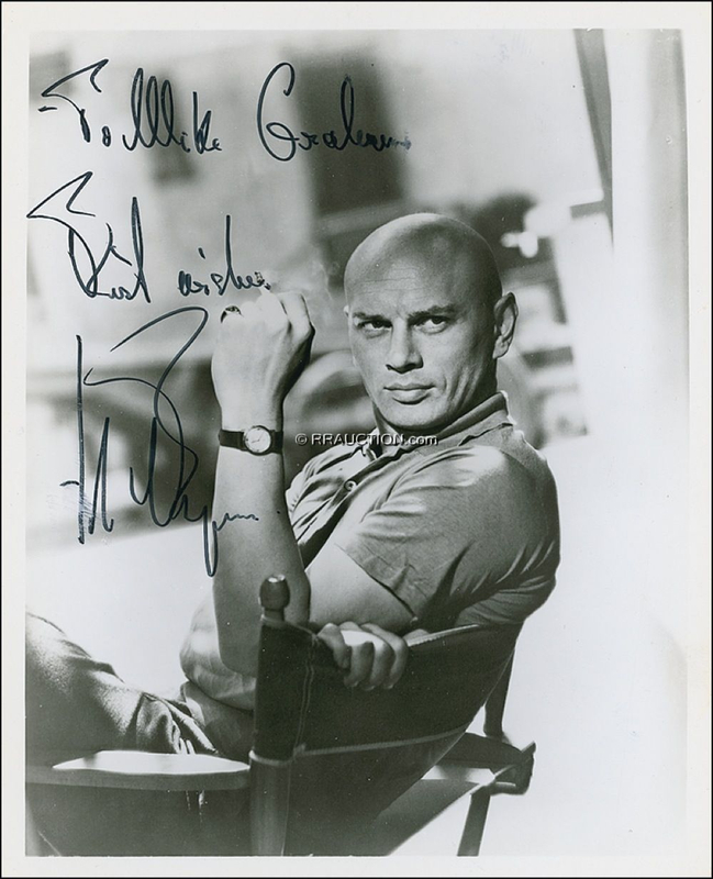 Lot 958 Yul Brynner: Yul Brynner