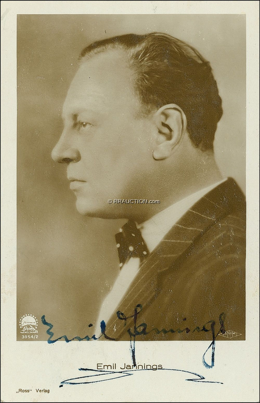 Lot 1096 Emil Jannings: Emil Jannings