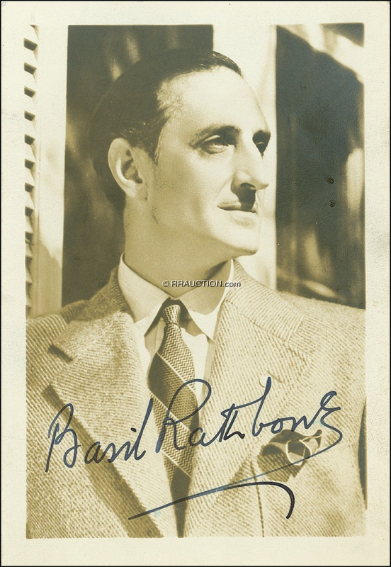 Lot 1194 Basil Rathbone: Basil Rathbone